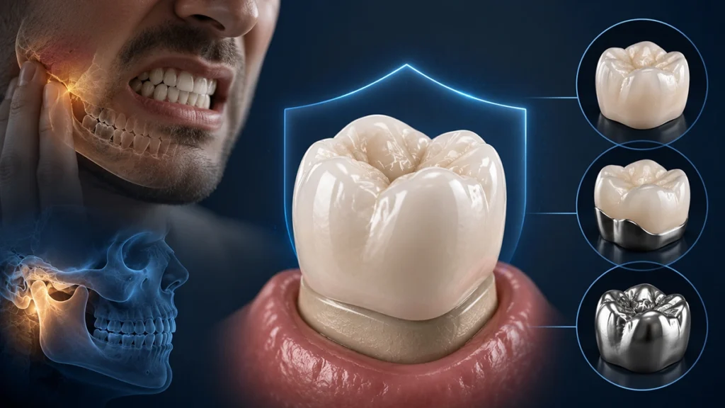 Bruxism and dental crowns