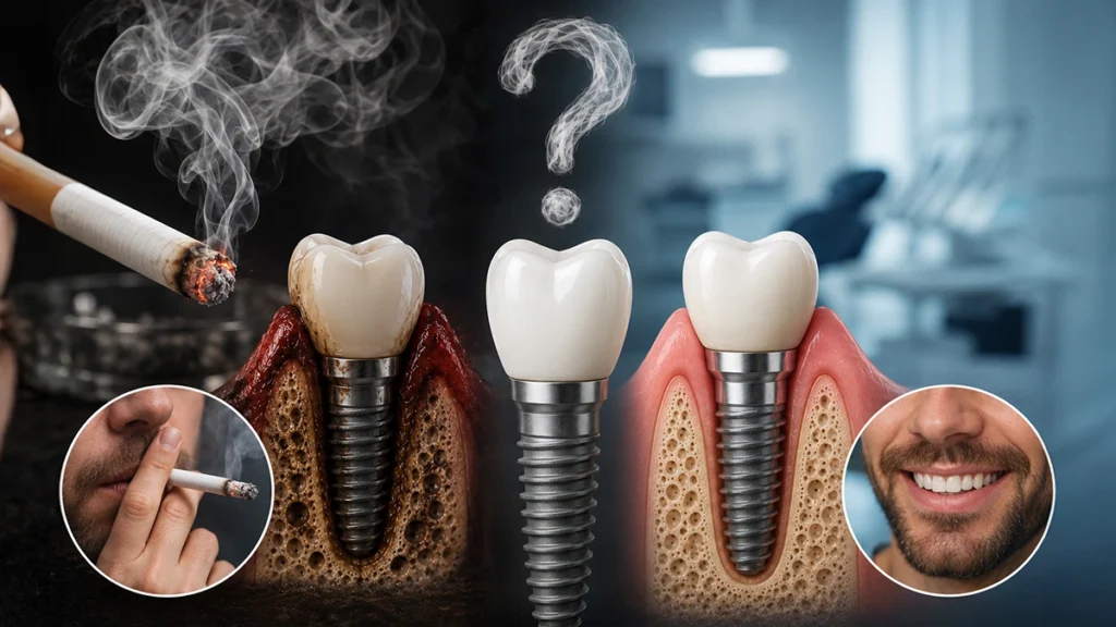 Can smokers get dental implants safely
