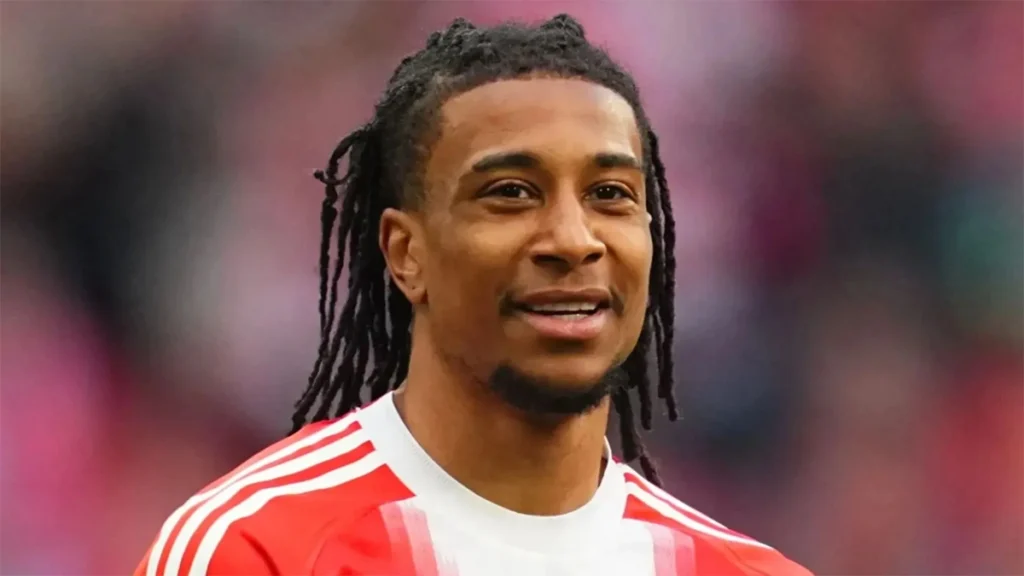 Michael Olise’s smile during a football appearance