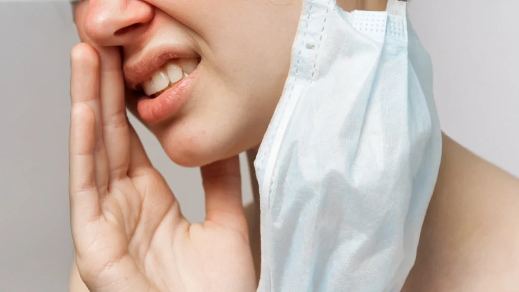 Pregnant patient experiencing tooth pain before dental treatment
