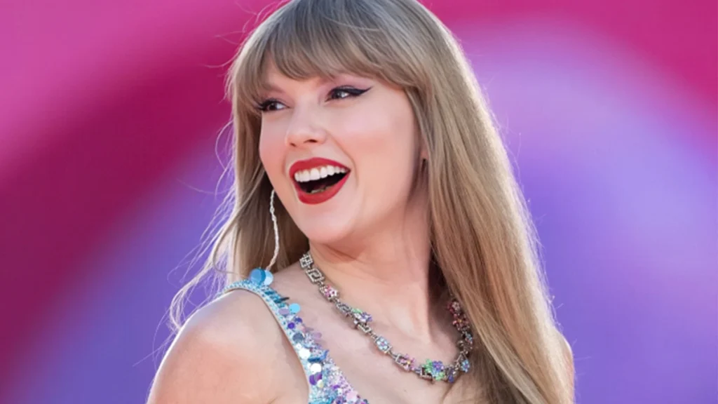 Taylor Swift's smile during a public appearance