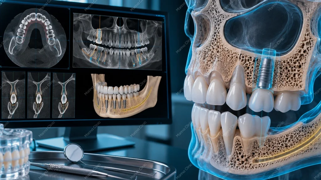 CBCT scan and 3D dental implant planning for All-on-4 and All-on-6