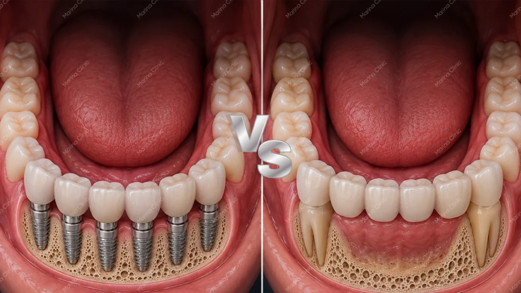 Dental Implants vs Bridge