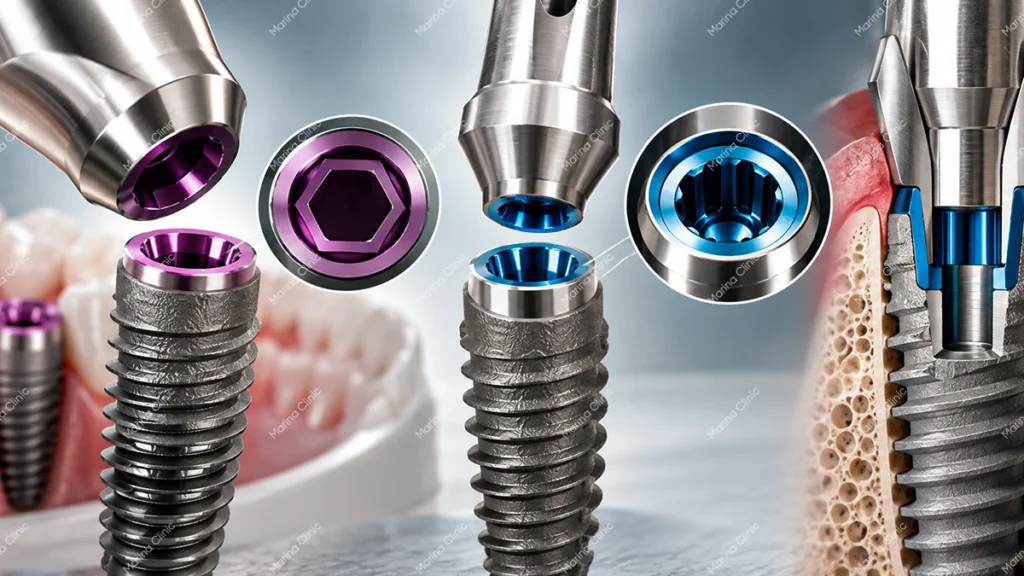 Comparison of Nobel Biocare and Zimmer dental implant connection designs and abutment interfaces