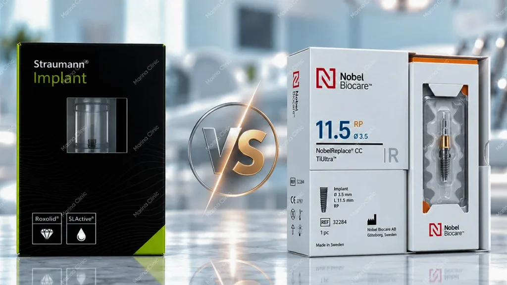 Straumann vs Nobel Biocare dental implant systems comparison